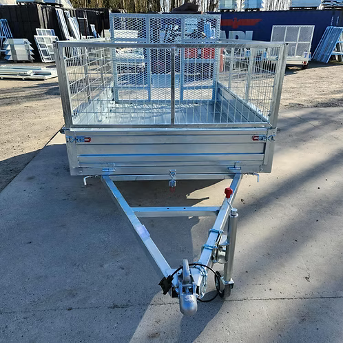 8x4 Tipping Trailer with 1200 Ride on Ramp