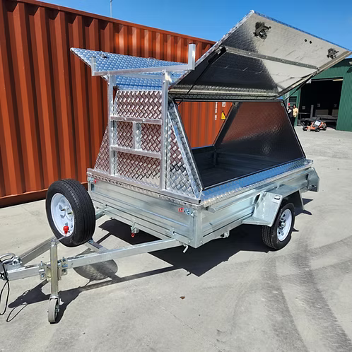 8x5 Single Axle Covered & Enclosed Trailers