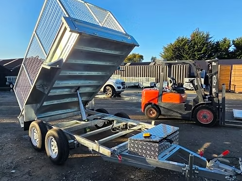 10x5 Tandem Axle Braked Hydraulic Tipping Trailer – 2500kg Load Capacity