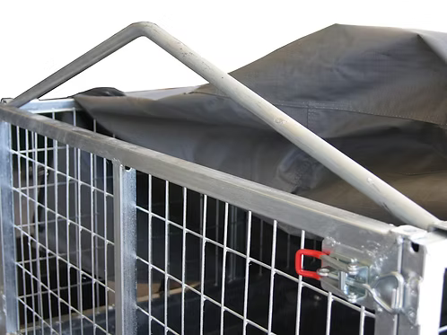 8x4 Trailer + 900mm Cage + Canvas Cover